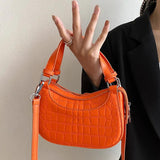 Crocodile Leather Hobo Bags Evening Clutch Crossbody Handbag Purse