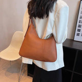 Women Solid Bucket Crossbody Bags Large PU Leather Shoulder Handbags