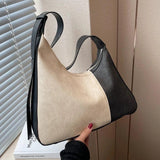 Women Solid Bucket Crossbody Bags Large PU Leather Shoulder Handbags