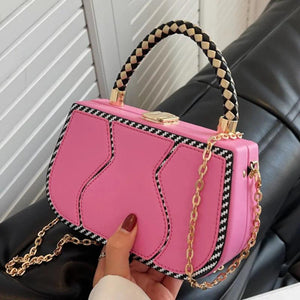 Women Handbag Prom Small Totes PU Leather Chain Shoulder Bags