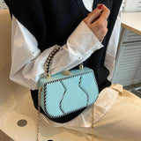 Women Handbag Prom Small Totes PU Leather Chain Shoulder Bags