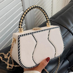 Women Handbag Prom Small Totes PU Leather Chain Shoulder Bags