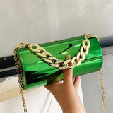 Silver Shoulder Bag for Women Evening Clutch Crossbody Handbag