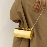 Silver Shoulder Bag for Women Evening Clutch Crossbody Handbag