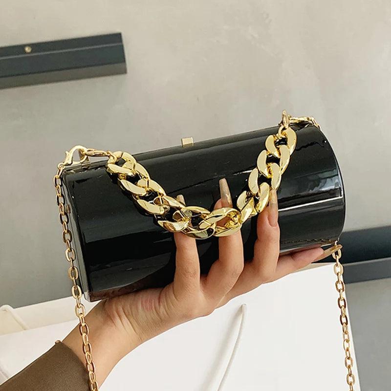 Silver Shoulder Bag for Women Evening Clutch Crossbody Handbag