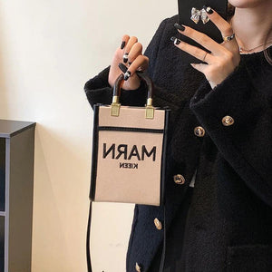 Women Messenger Bags Small Totes Casual Lady Brown Shoulder Bags