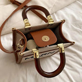 Women Messenger Bags Small Totes Casual Lady Brown Shoulder Bags