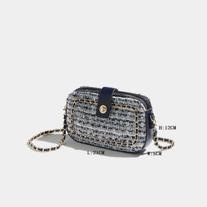 Woolen Fabric Shoulder Messenger Bag for Women