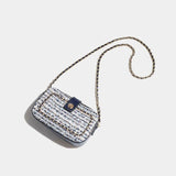 Woolen Fabric Shoulder Messenger Bag for Women