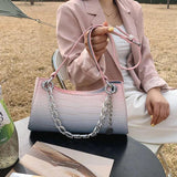 Stone Pattern Shoulder Bag Evening Clutch Crossbody Bag