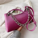 Stone Pattern Shoulder Bag Evening Clutch Crossbody Bag