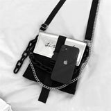 Acrylic Chain Crossbody Bag Street Shoulder Handbag