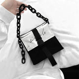 Acrylic Chain Crossbody Bag Street Shoulder Handbag