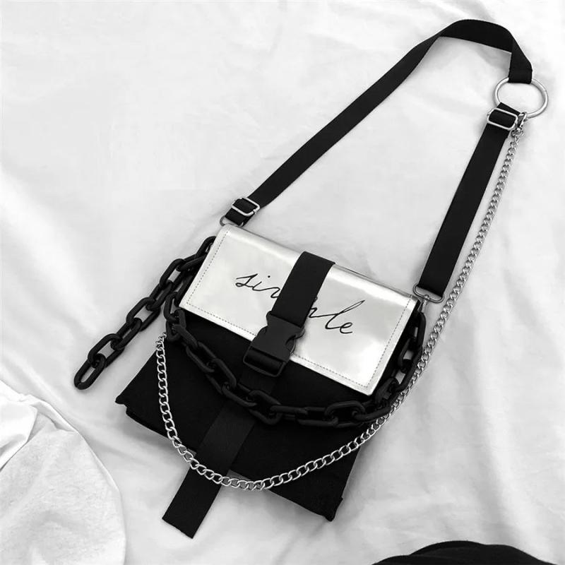 Acrylic Chain Crossbody Bag Street Shoulder Handbag