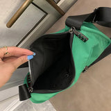 Waterproof Oxford Women Shoulder Bags with Wide Strap Crossbody Large Capacity