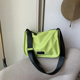 Waterproof Oxford Women Shoulder Bags with Wide Strap Crossbody Large Capacity