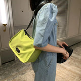 Waterproof Oxford Women Shoulder Bags with Wide Strap Crossbody Large Capacity