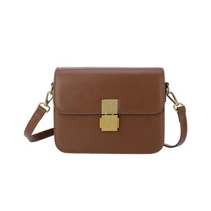 Vintage Small Flap Crossbody Bag for Women Classic Shoulder Handbag Purse