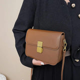 Vintage Small Flap Crossbody Bag for Women Classic Shoulder Handbag Purse