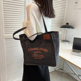 Canvas Shoulder Bags Big Totes Casual Ladies Large Capacity Handbags