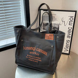 Canvas Shoulder Bags Big Totes Casual Ladies Large Capacity Handbags