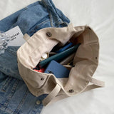 Canvas Shoulder Bags Big Totes Casual Ladies Large Capacity Handbags