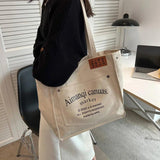 Canvas Shoulder Bags Big Totes Casual Ladies Large Capacity Handbags