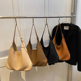 Vintage Large Leather Women's Shoulder Bag High Capacity Handbag Female Hobo
