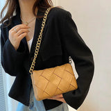 Women Clutches Thick chain Shoulder bags PU Leather Crossbody Bags