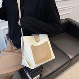 Women's PU Leather Shoulder Bag Handbag Travel Messenger Bag Crossbody