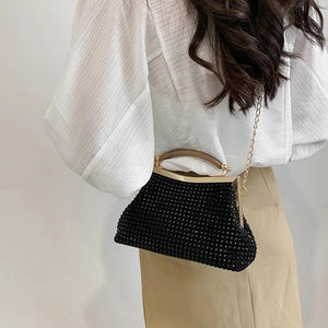 Women Bling Diamonds Evening Clutch Handbags And Purse