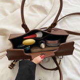 Soft Leather Shoulder Bag for Women Beige Crossbody Handbag