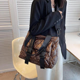 Winter Top Handle Tote Bags for Women, Soft Warm Shoulder Crossbody Bag