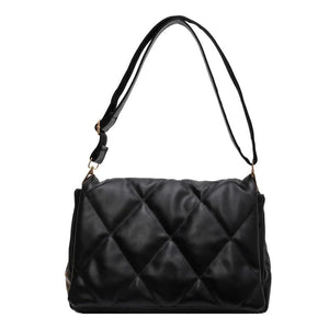 Winter Trends Warm Cotton Padded Crossbody Bag