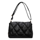 Winter Trends Warm Cotton Padded Crossbody Bag