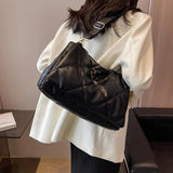 Winter Trends Warm Cotton Padded Crossbody Bag