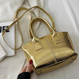 Green Patent Leather Small Shoulder Bag - Crossbody Messenger Handbag