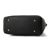 Women Messenger Tote Bag PU Leather Handbags Solid Crossbody Bags
