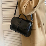 PU Leather Totes Shoulder Bag Spring Flap Crossbody Female Handbags