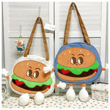 Creative Style 3D Hamburger Ice Cream Shoulder Bags