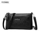 Leather Cross Body Shoulder Bag Clutch Purse