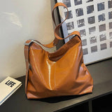 Casual Women Large Capacity Shoulder Bags Vintage Female Green Big Totes Crossbo