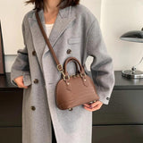 Women Shell Bag Print Leather Handbag And Purses Female Shoulder Bags Clutch