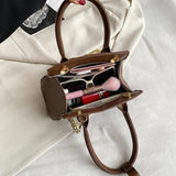 Green Stone Pattern PU Leather Handbag Purse Clutch Chain Shoulder Bag