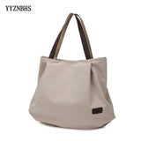 Canvas Tote Bag Women Casual Handbag Shopping Shoulder Bag Large Capacity