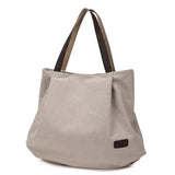 Canvas Tote Bag Women Casual Handbag Shopping Shoulder Bag Large Capacity