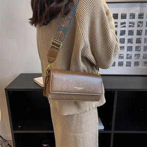 Retro Women Leather Shoulder Bags Underarm Bags Clutch Handbags