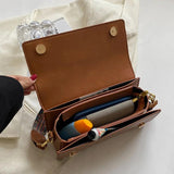 Retro Women Leather Shoulder Bags Underarm Bags Clutch Handbags