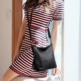 Casual Leather Crossbody Bag for Women Tote Shoulder Handbag