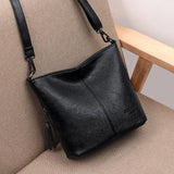 Casual Leather Crossbody Bag for Women Tote Shoulder Handbag